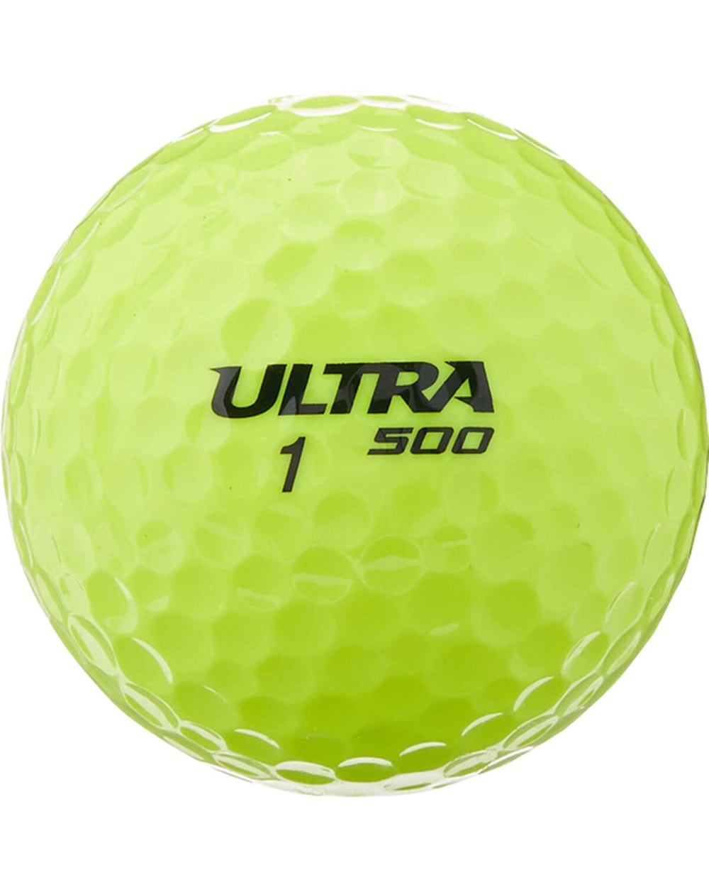 Ultra 500 Distance Box of 15 Yellow Golf Balls