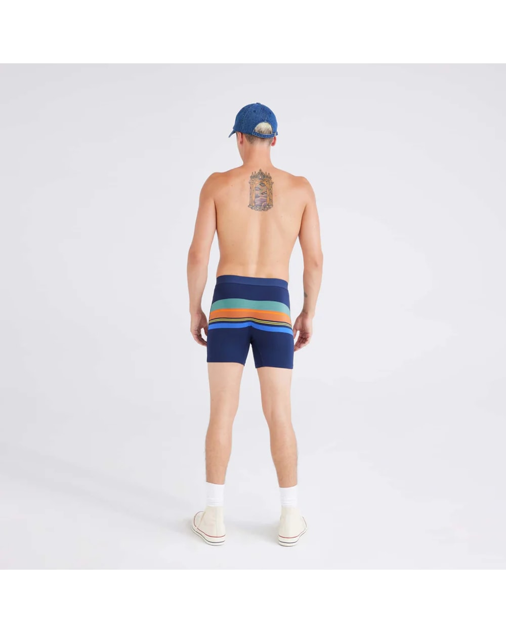 Ultra Boxer Brief - League Stripe-Navy
