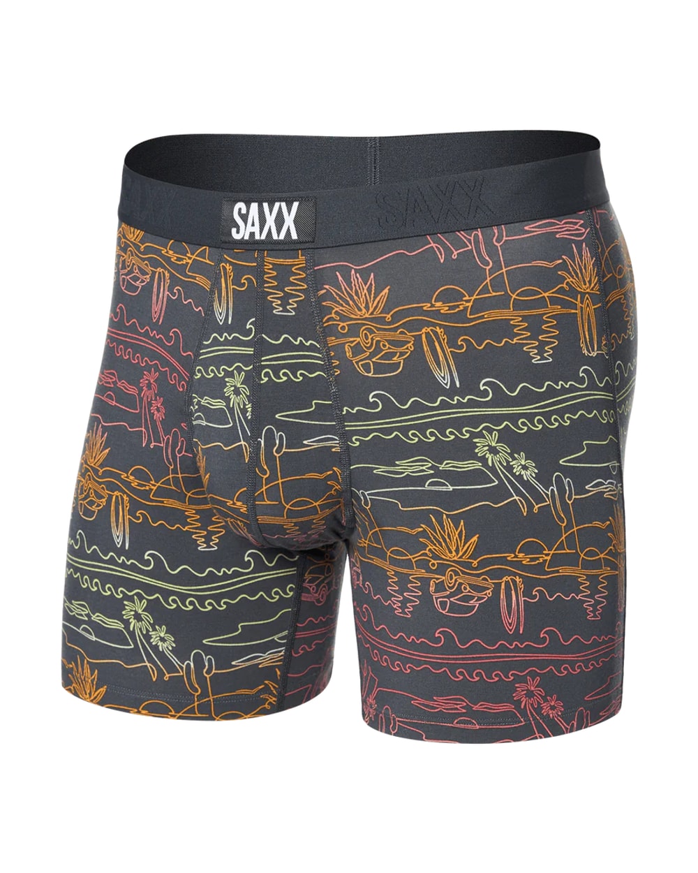 Ultra Boxer Brief - Summer Roadtrip - Ebony