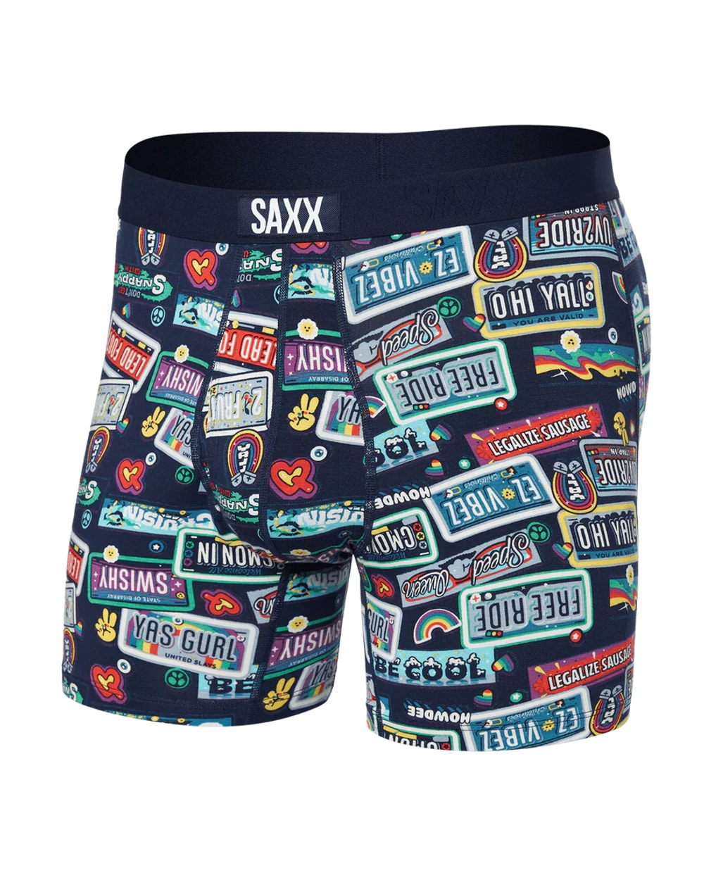 Saxx Ultra Boxer Brief - Vanity Plates-Maritime