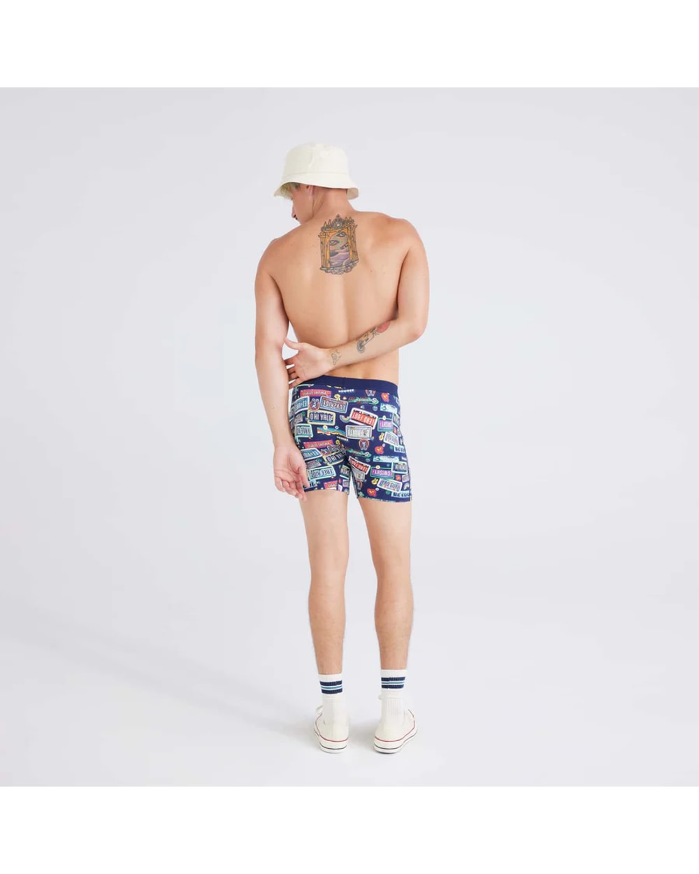 Saxx Ultra Boxer Brief - Vanity Plates-Maritime