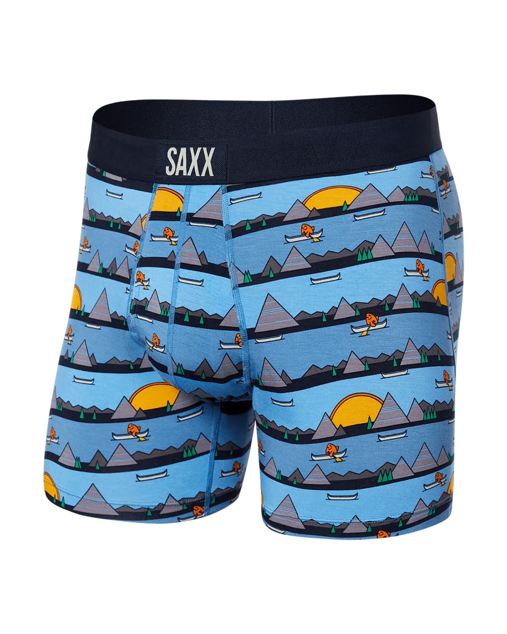 Saxx Ultra Super Soft Boxer Brief - Lazy River - Blue