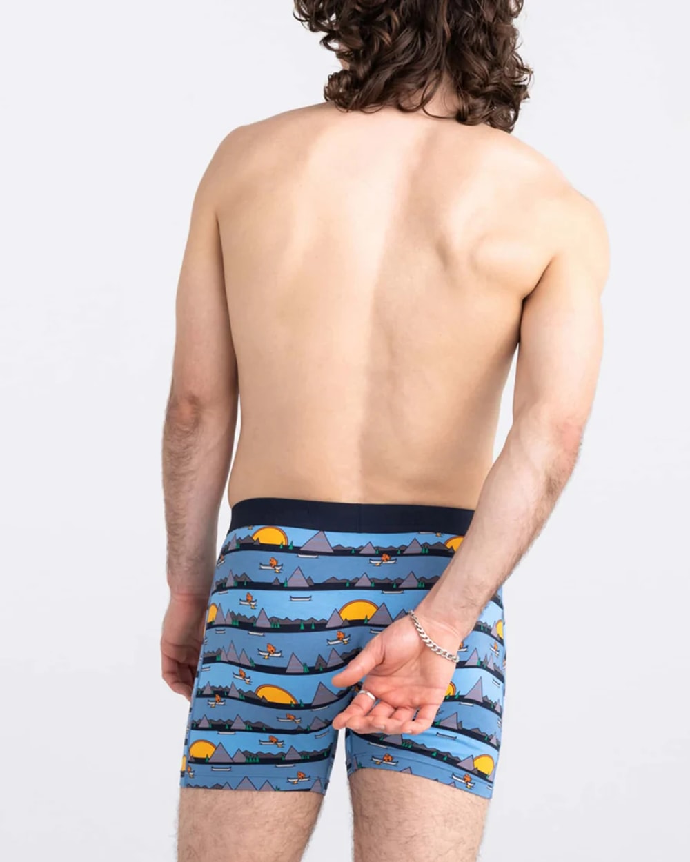 Saxx Ultra Super Soft Boxer Brief - Lazy River - Blue