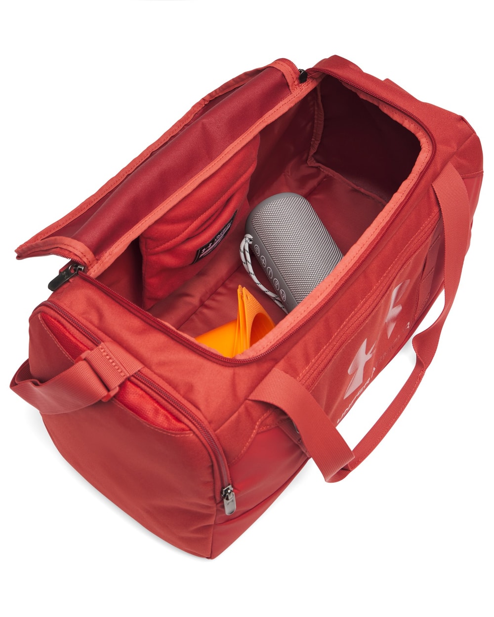 Under Armour Undeniable 5.0 XS duffle bag in Heritage Red, interior view