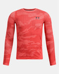 Under Armour Boys' HeatGear Printed Long Sleeve