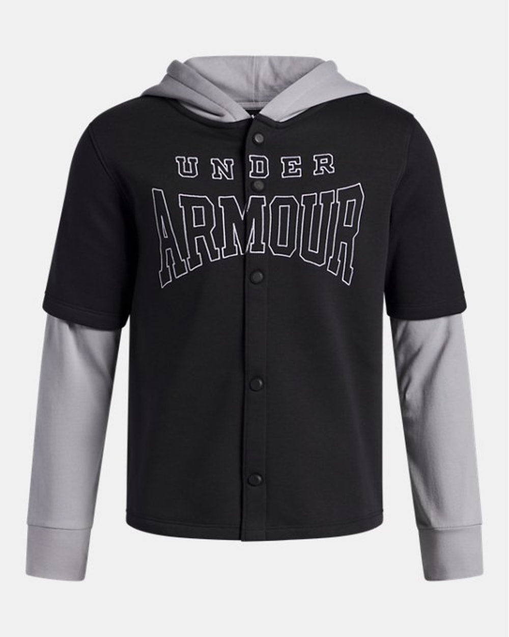 Under Armour Boys' Icon Fleece Button-Down Hoodie