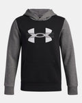Under Armour Boys' Rival Fleece Colorblock Graphic Hoodie