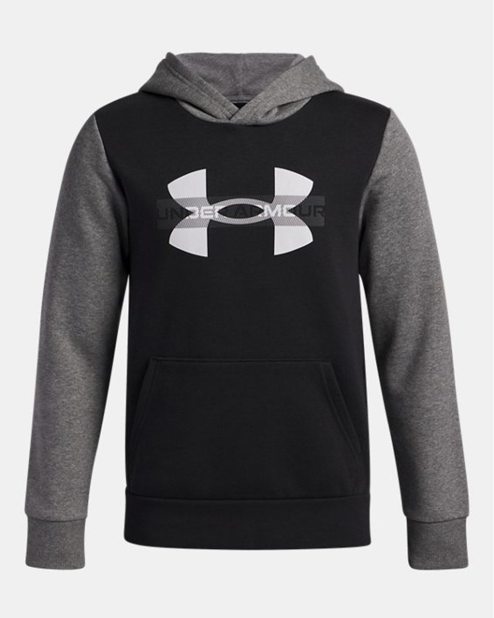 Under Armour Boys' Rival Fleece Colorblock Graphic Hoodie