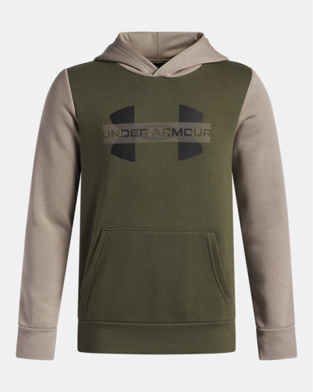 Under Armour Boys' Rival Fleece Colorblock Graphic Hoodie