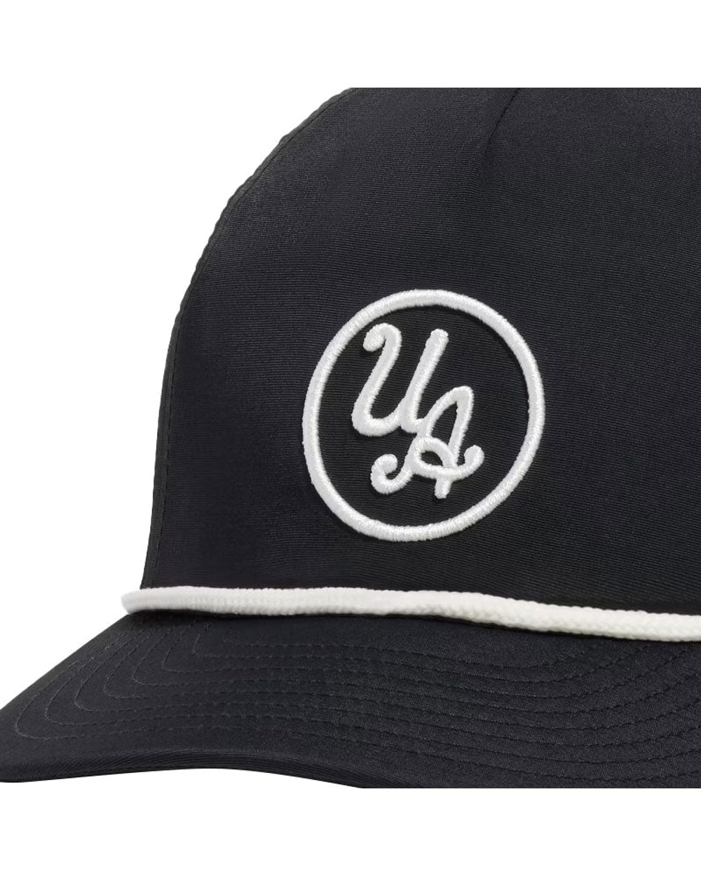 Under Armour Drive 5-Panel Snapback Cap - Black logo detail
