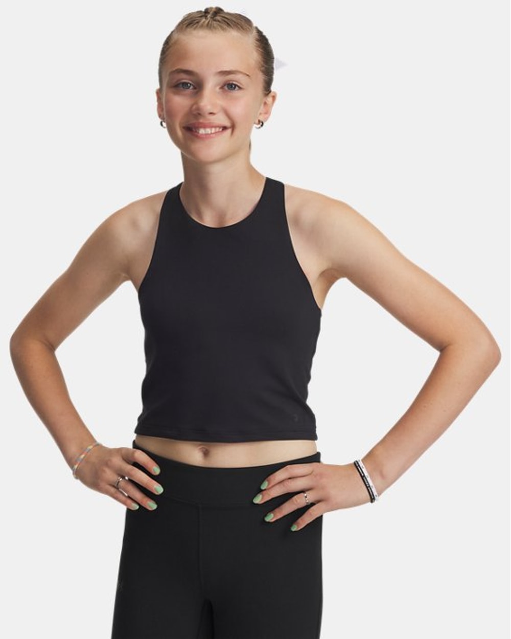 Under Armour Girls' Motion Crop Tank