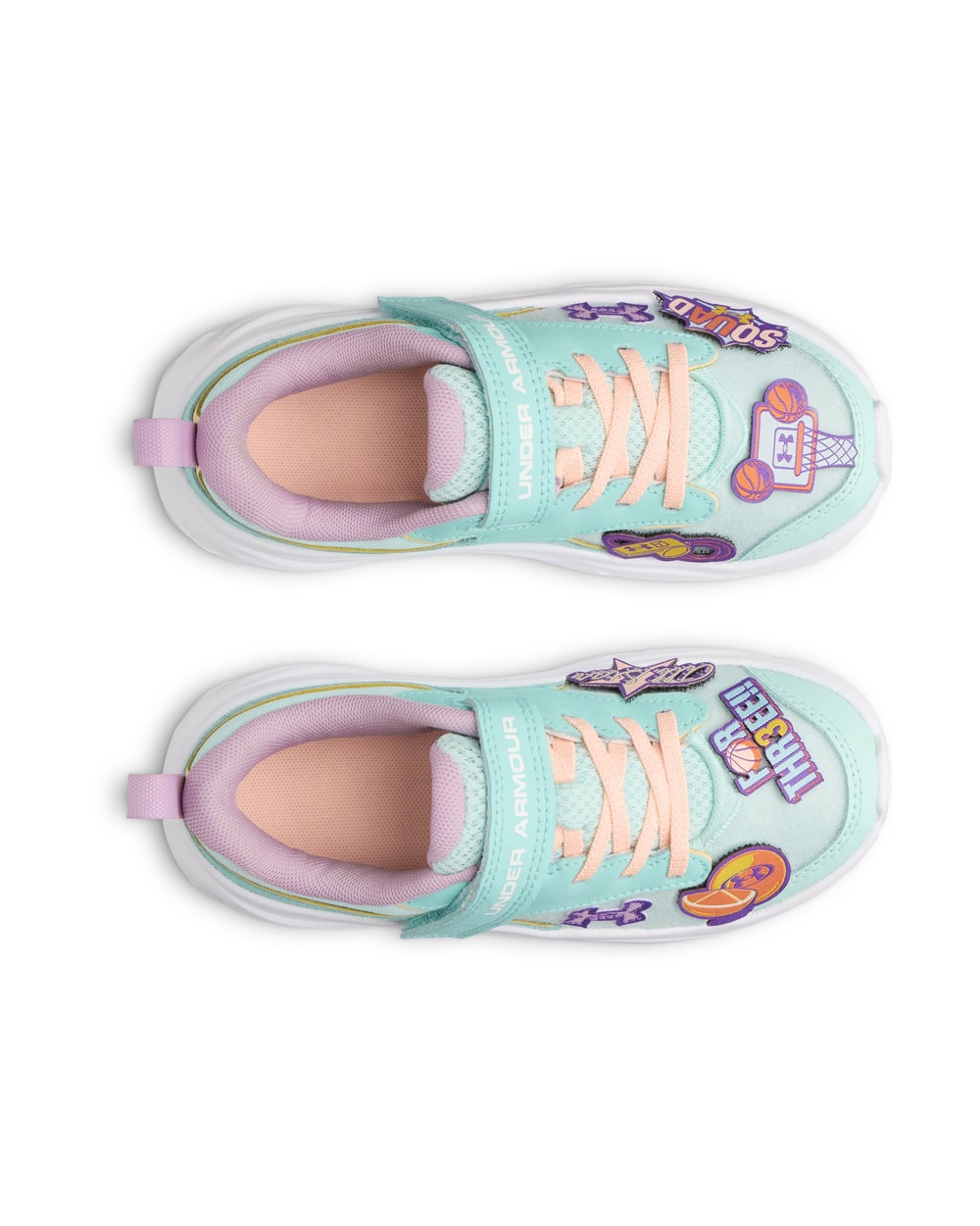 Under Armour Girls' Pre-School Surge 5 AC Patches Running Shoes