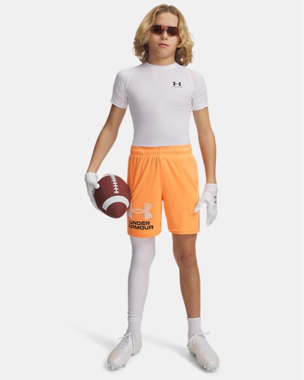 Under Armour HeatGear® Asymmetrical Right Boys' Leggings
