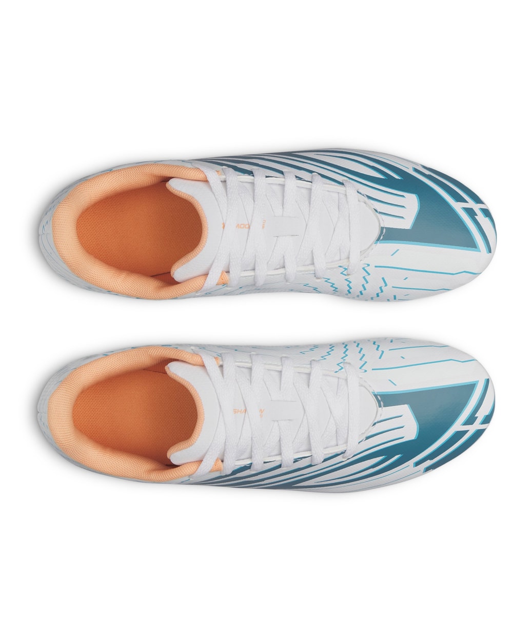 Under Armour Junior Shadow Club 4 FG Soccer Cleats - White - toe
