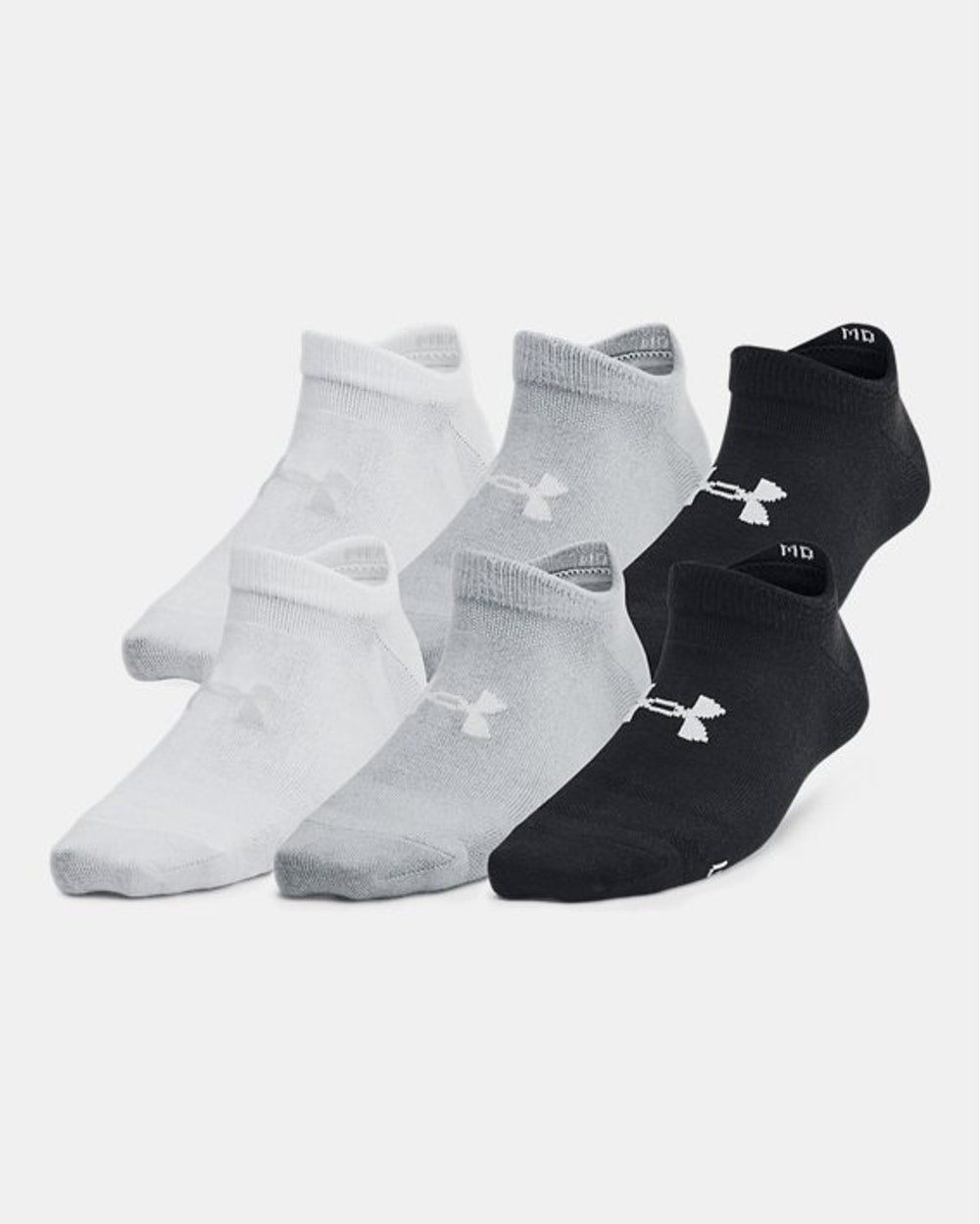 Under Armour Kids' Essential No-Show Socks - 6 Pack