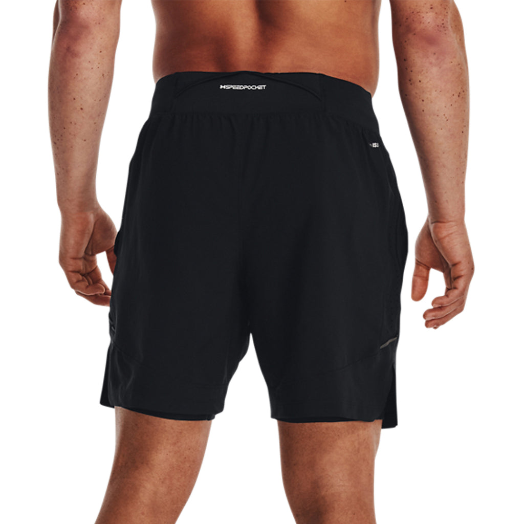 Under Armour Launch Elite 2-in-1 7 Inch Short Black back