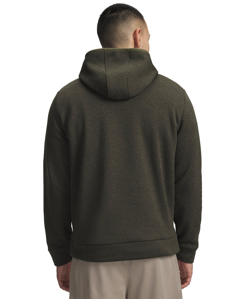 Under Armour Men's Armour Fleece Twist Emboss Hoodie MARINE OD GREEN