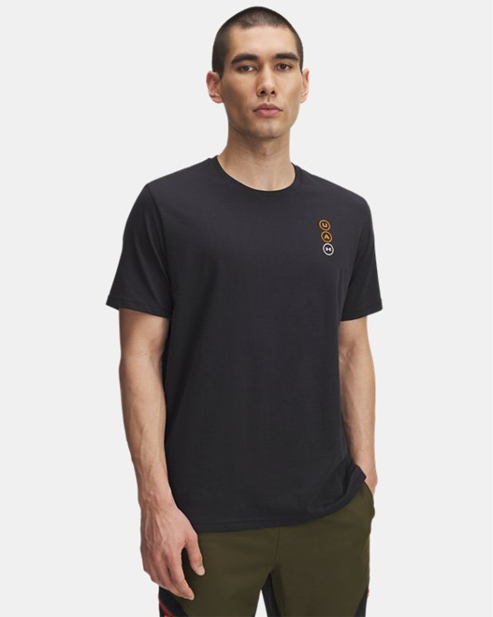 Under Armour Men's Circle Logo Stack Short Sleeve