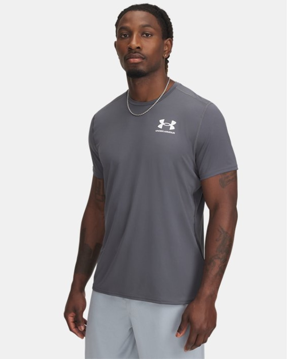 Under Armour Men's HeatGear Fitted Short Sleeve