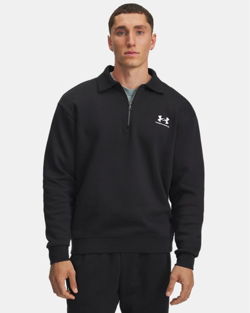 Under Armour Men's Icon Fleece Collar Zip Top
