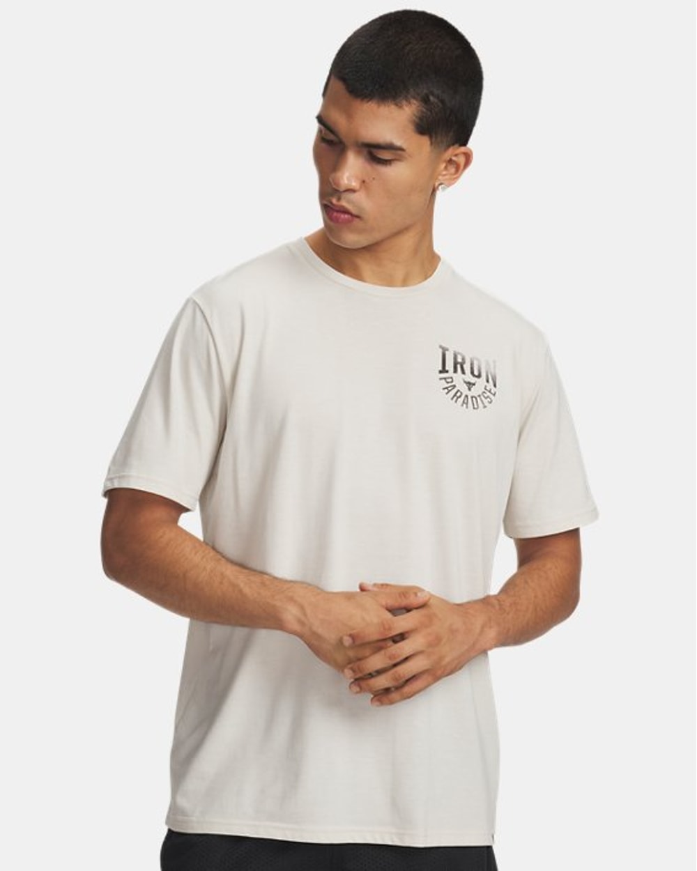 Under Armour Men's Project Rock Iron Paradise Short Sleeve