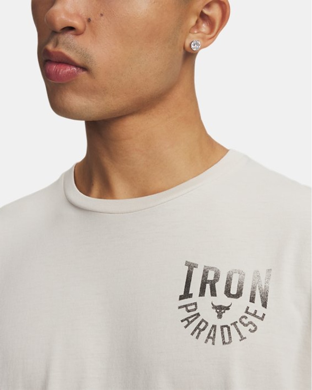 Under Armour Men's Project Rock Iron Paradise Short Sleeve