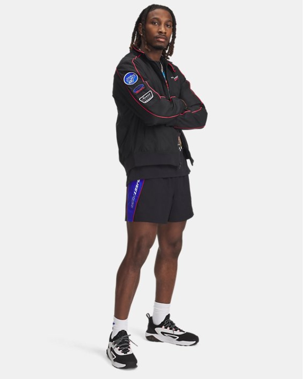 Under Armour Men's Project Rock Woven Colorblock 5" Shorts