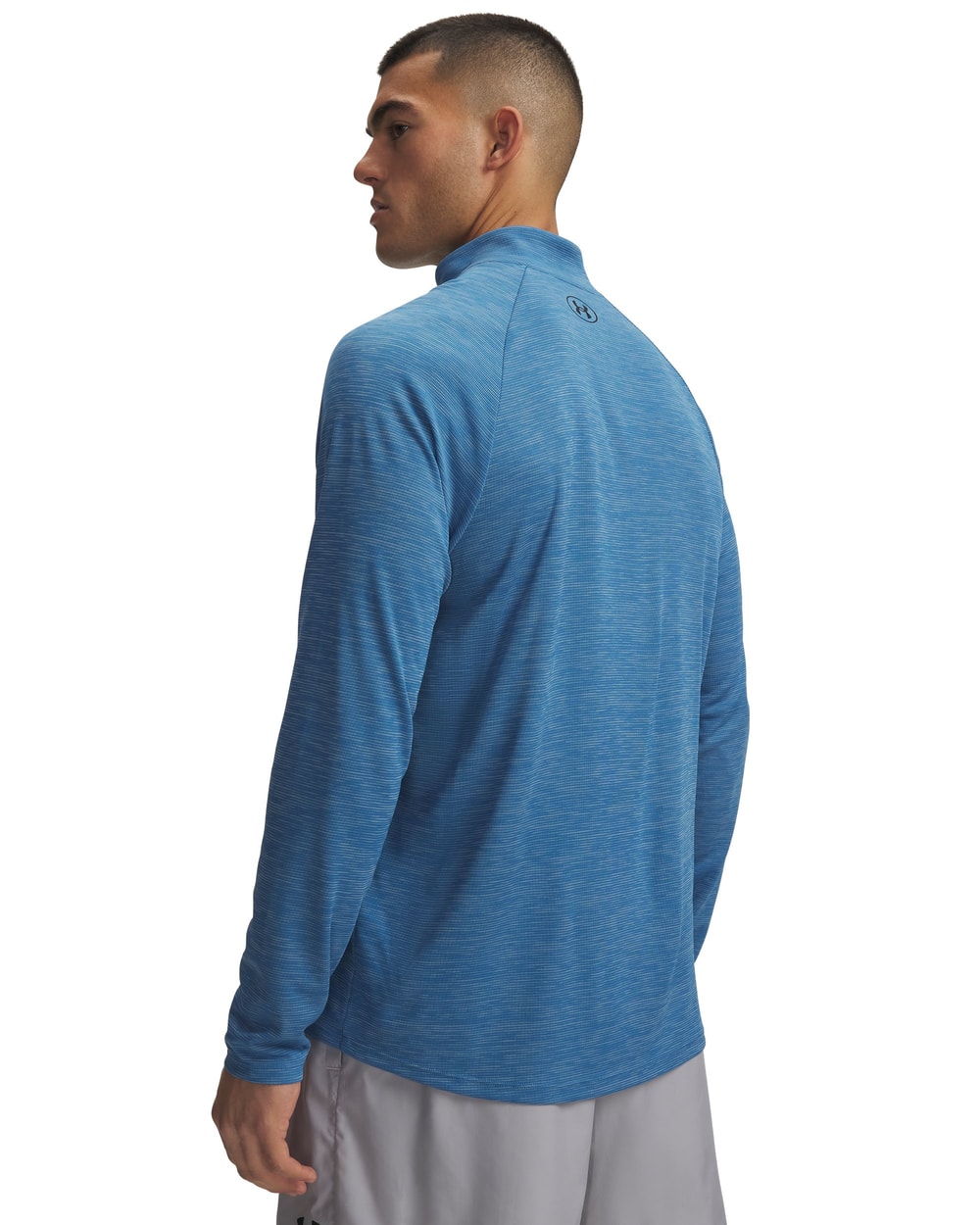 Under Armour Men's Tech Textured Half Zip AEGEAN BLUE