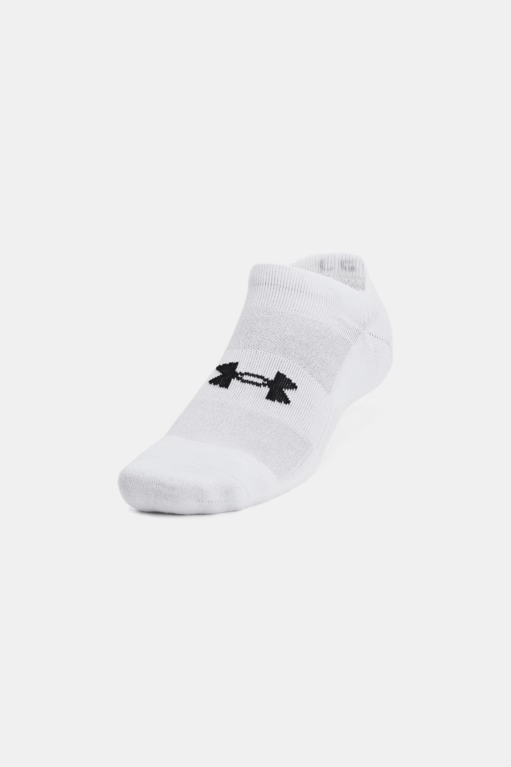 Under Armour Training Cotton No Show Sock - White
