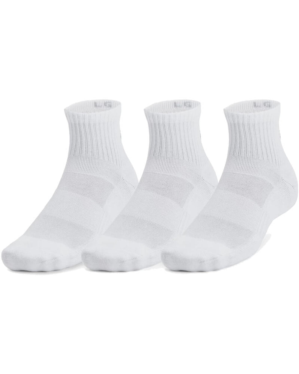Under Armour Training Cotton Quarter Socks - White 3-pack
