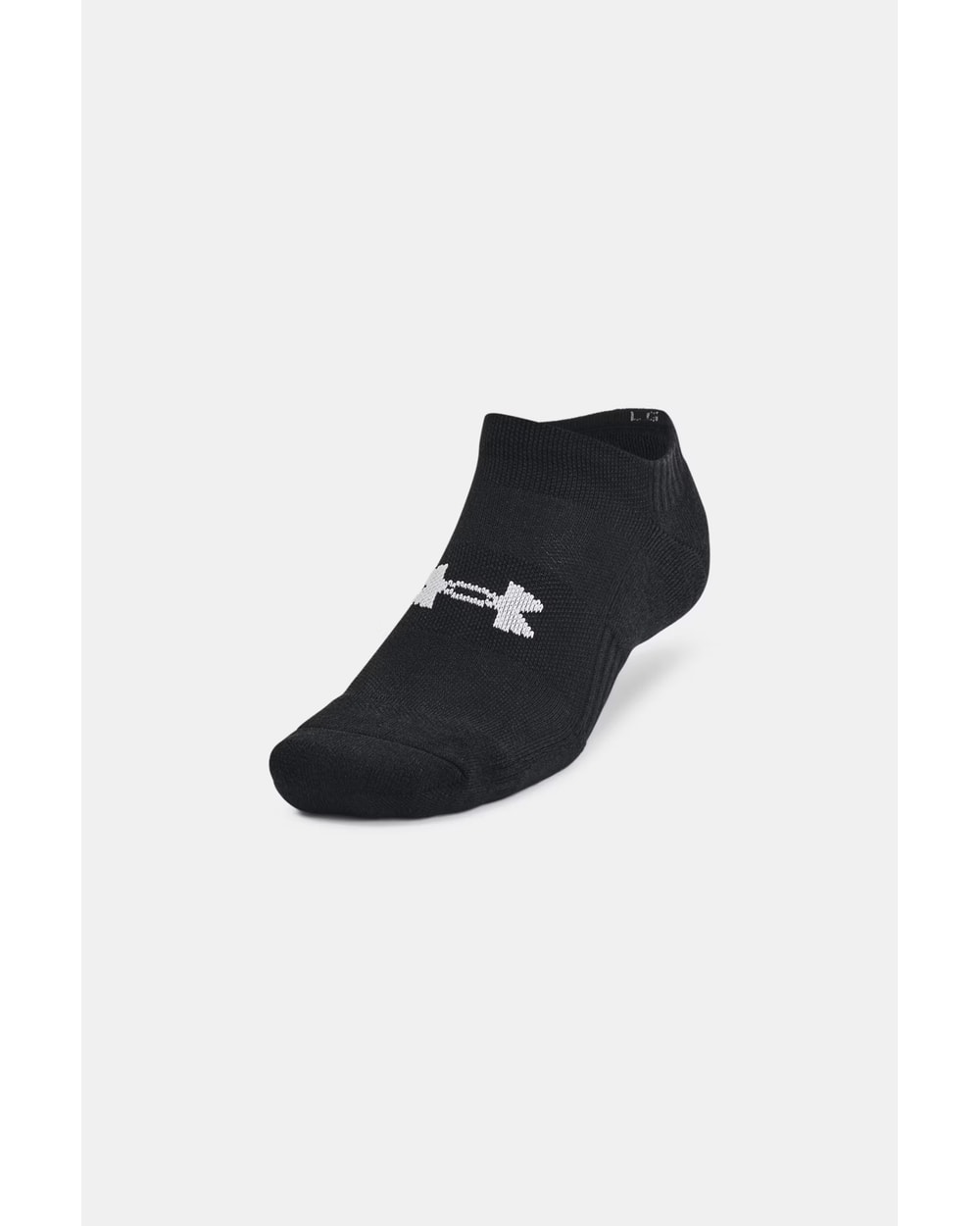 Under Armour Training Cotton No Show Sock - Black side detail