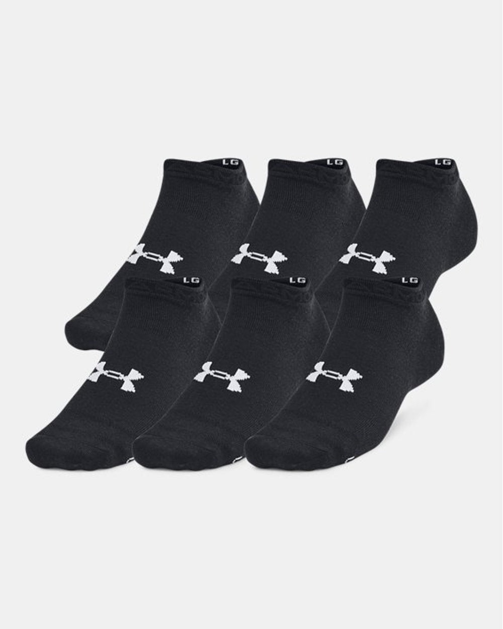 Under Armour Unisex Essential Low Cut Socks - 6 Pack