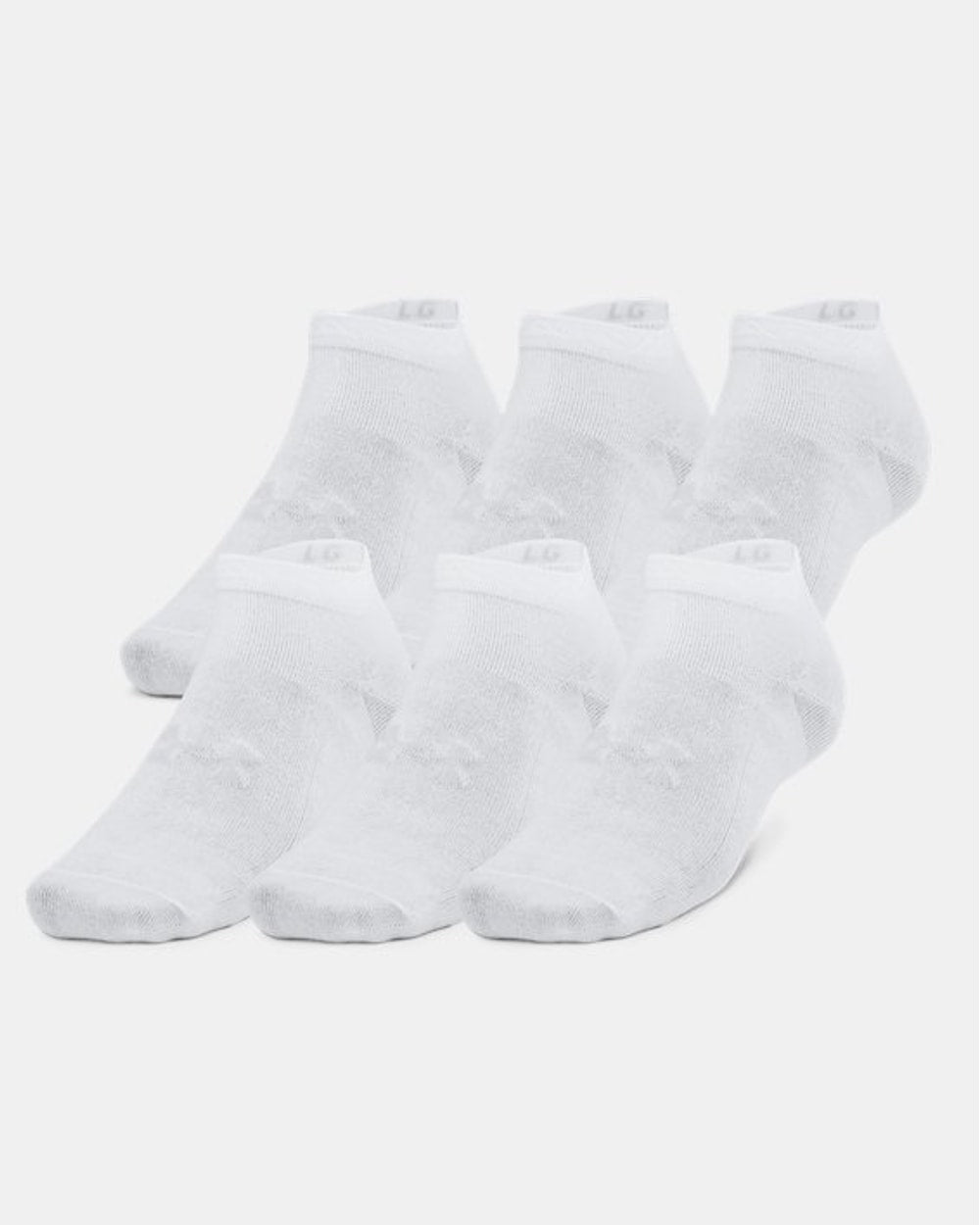 Under Armour Unisex Essential Low Cut Socks - 6 Pack