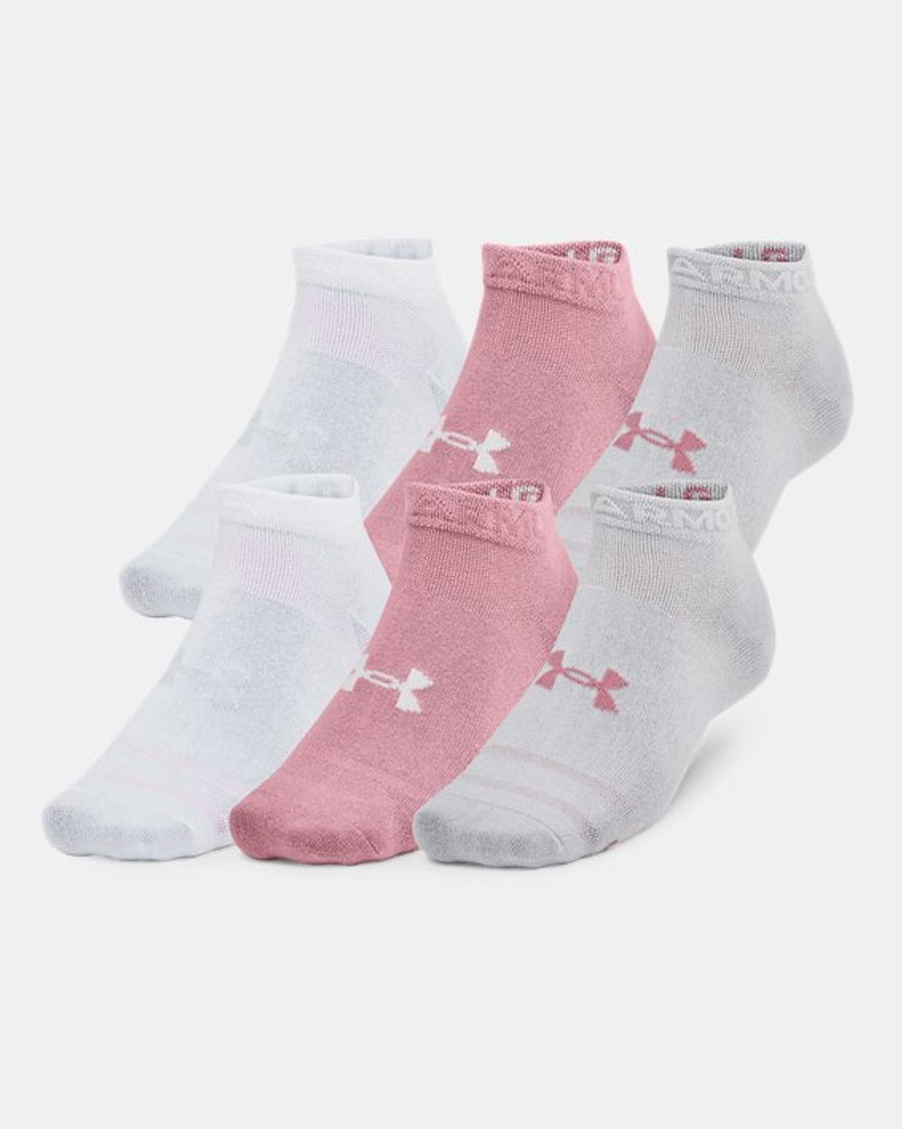 Under Armour Unisex Essential Low Cut Socks - 6 Pack