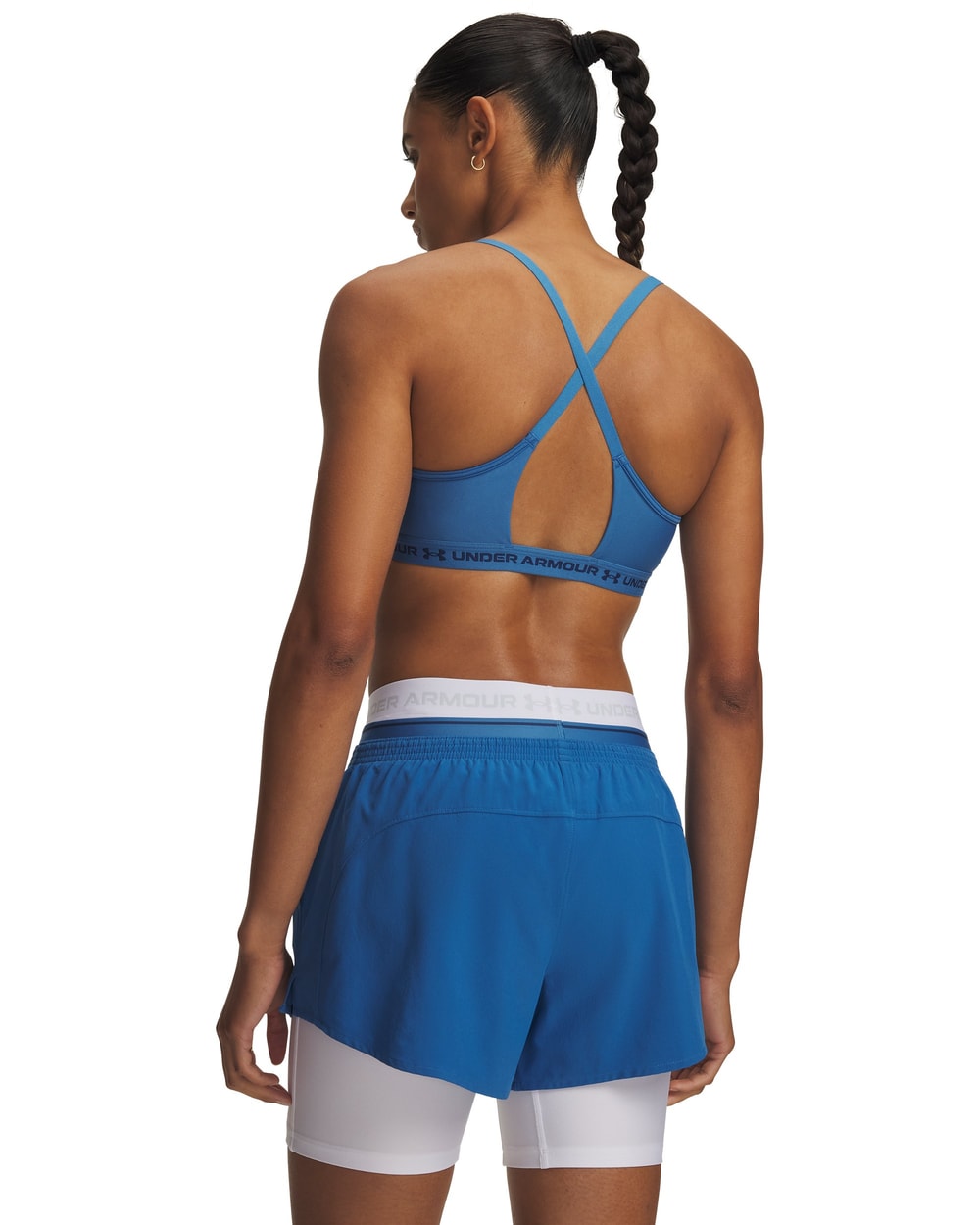 Under Armour Women's Crossback Low Sports Bra (2026) - AEGEAN BLUE BC