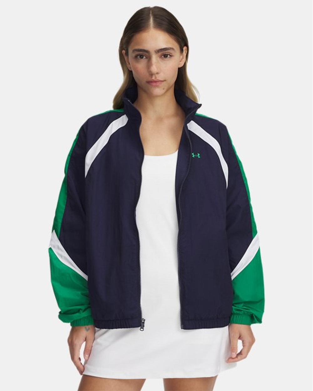 Under Armour Women's Icon Crinkle Track Jacket