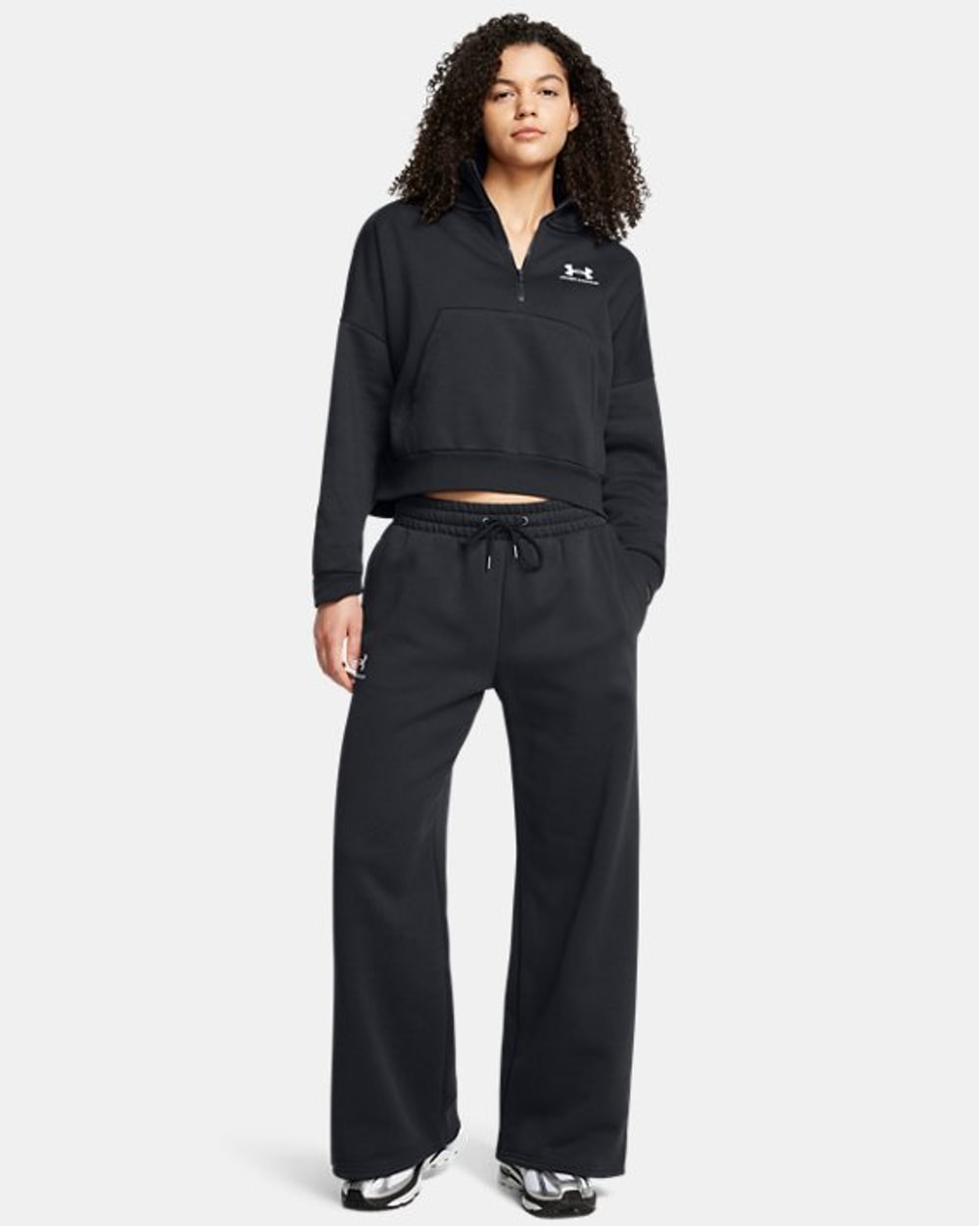 Under Armour Women's Icon Fleece Wide Leg Pants