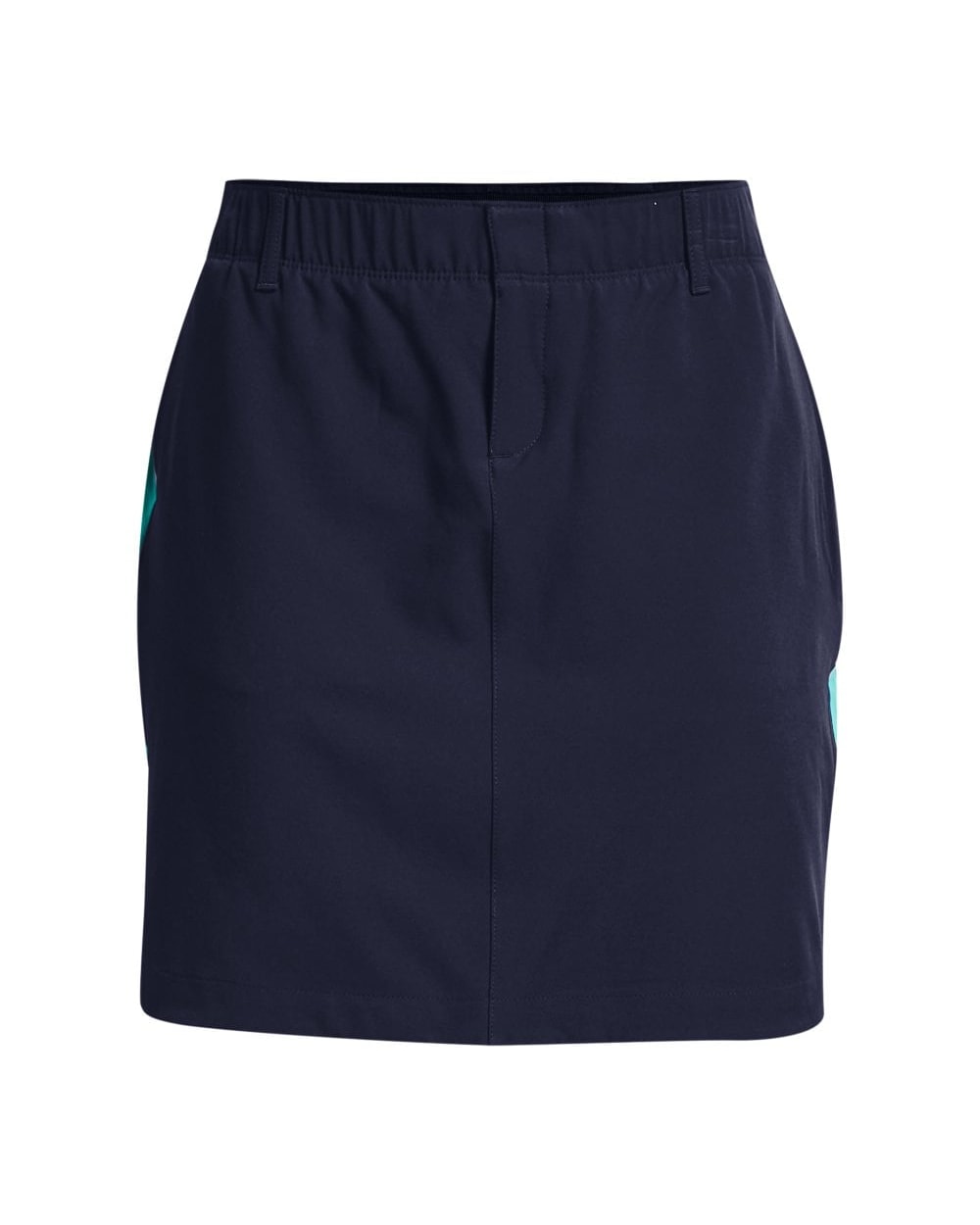 Under Armour Women's Links Woven Skort in Midnight Navy - front flat view