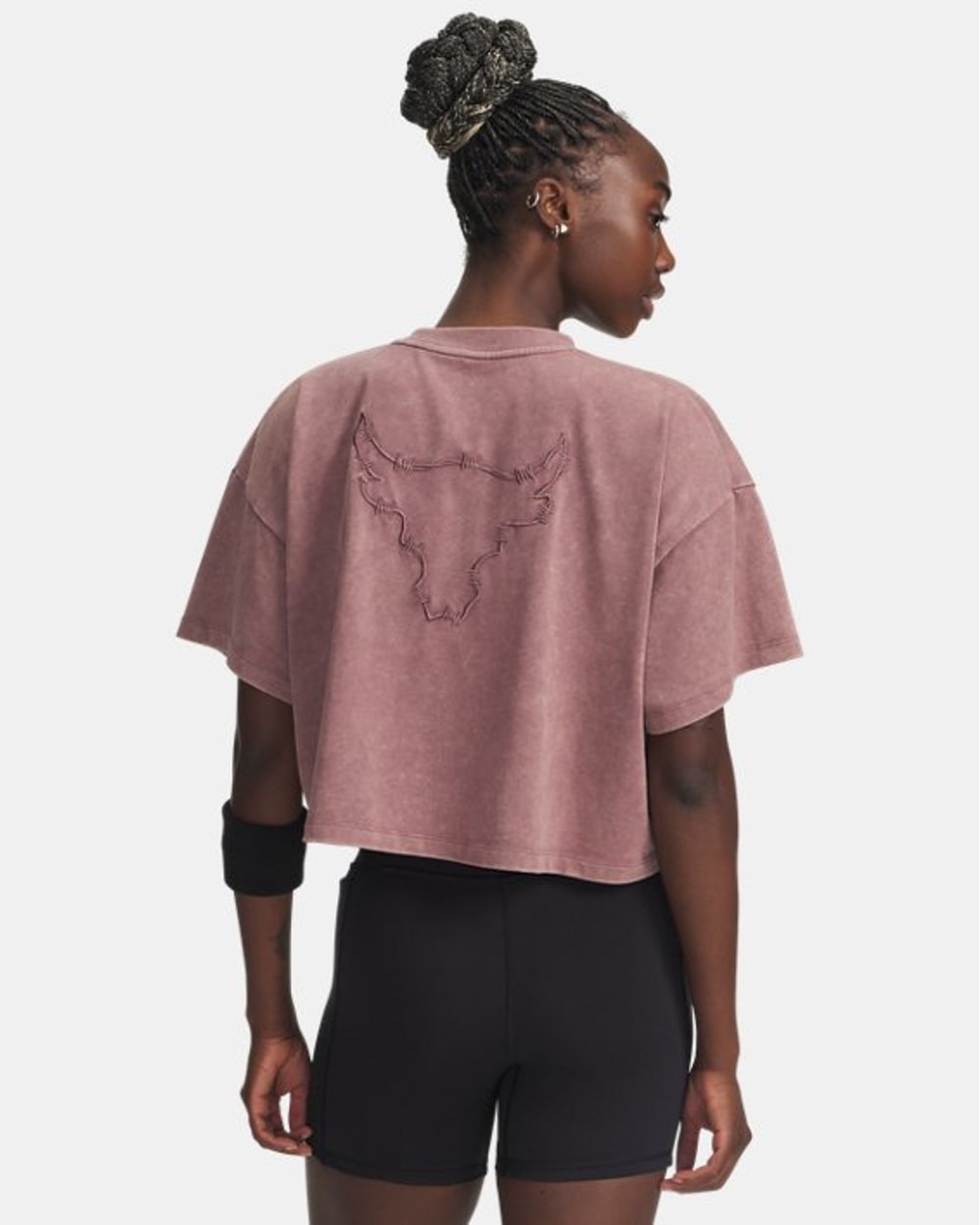 Under Armour Women's Project Rock Statement Graphic Short Sleeve