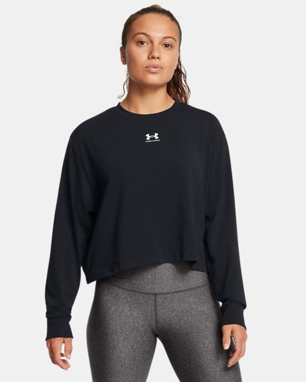 Under Armour Women's Rival Boxy Long Sleeve