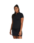 Under Armour Women's UA Playoff Short Sleeve Polo - Black - front