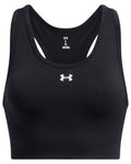 UA Vanish Seamless Mid Sports Bra Black/White front