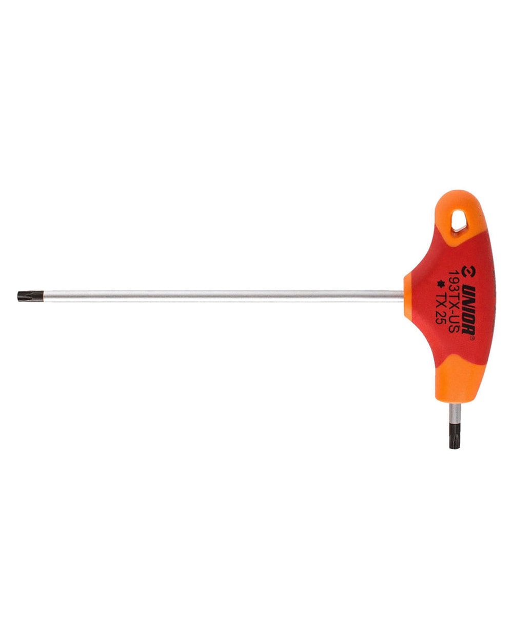 Unior Tx Profile Screwdriver With T-Handle: Red T15