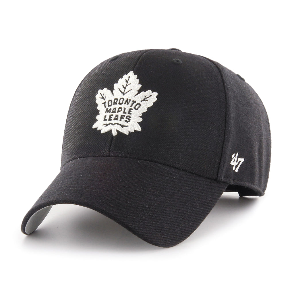 '47 Brand Toronto Maple Leafs MVP Adjustable Hat - Black/White
