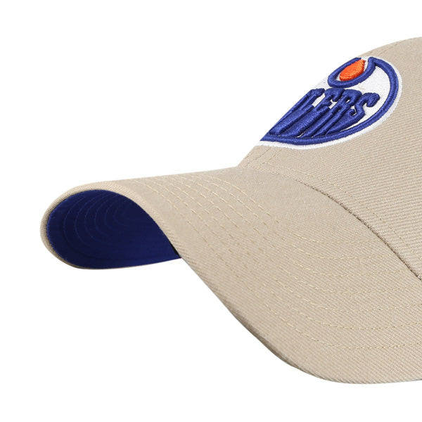'47 Brand Edmonton Oilers MVP Sure Shot Adjustable Hat - Khaki