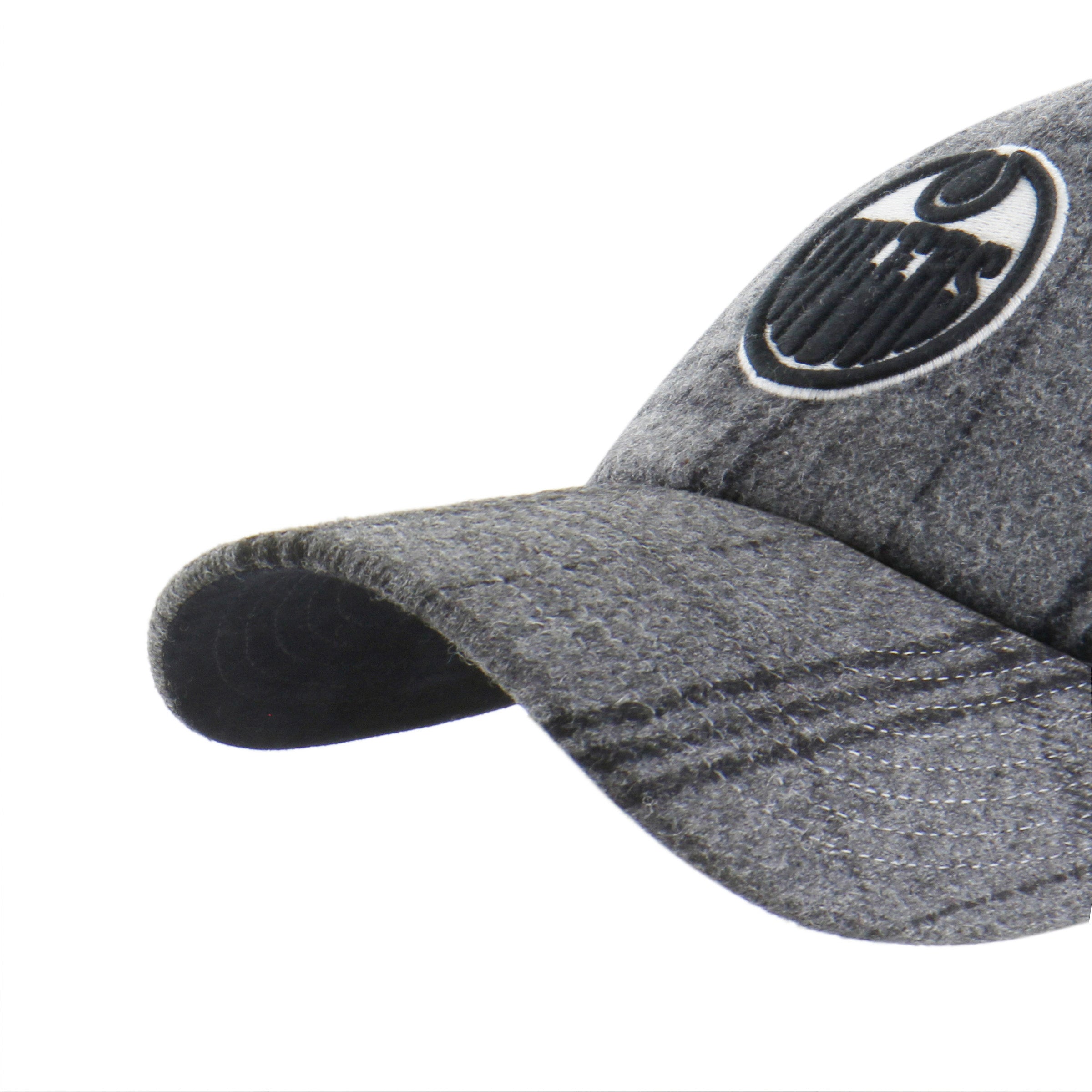 '47 Brand Edmonton Oilers Windowpane Plaid Clean Up Hat