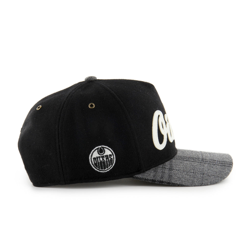 '47 Brand Edmonton Oilers Windowpane Plaid Hitch Hat