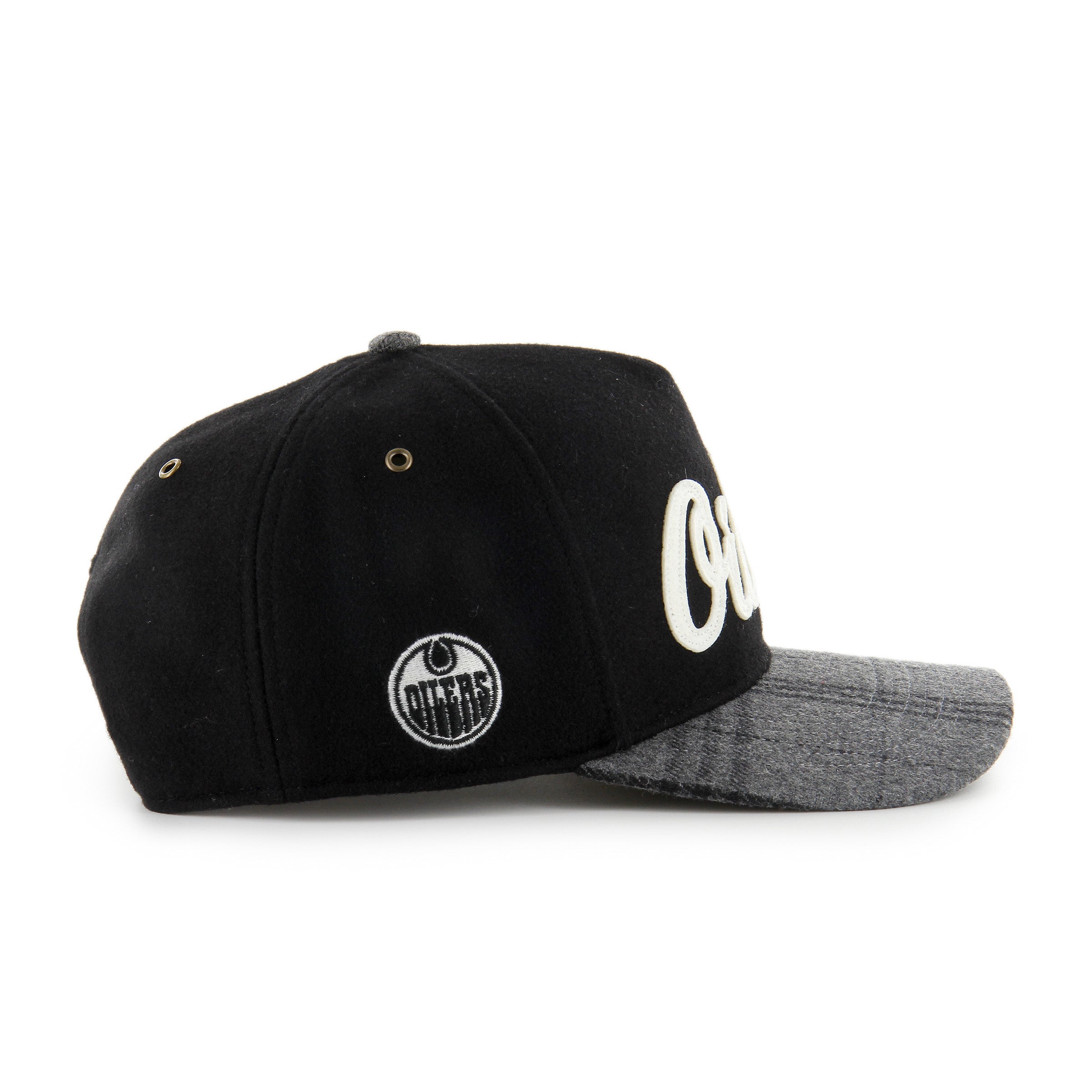 '47 Brand Edmonton Oilers Windowpane Plaid Hitch Hat