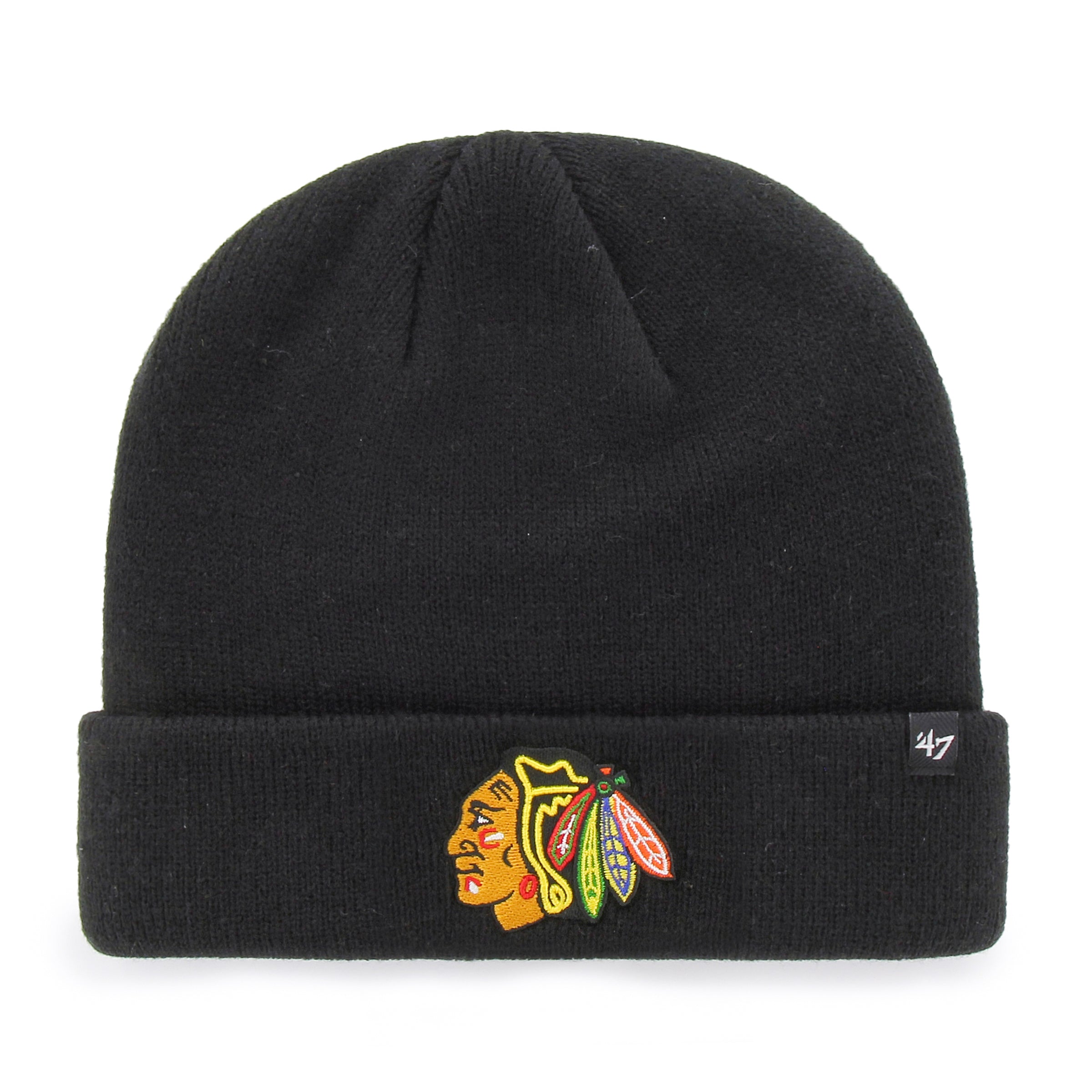 '47 Brand Chicago Blackhawks Raised Cuffed Knit Toque