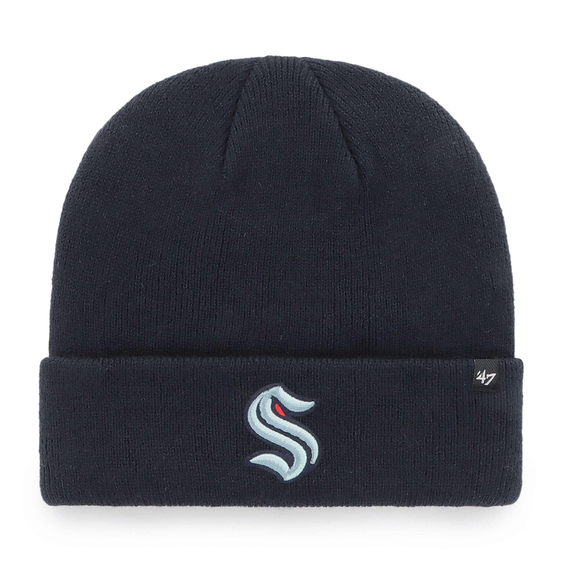 '47 Brand Seattle Kraken Raised Cuffed Knit Toque